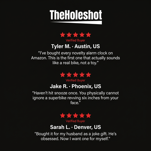 The Holeshot Alarm Clock